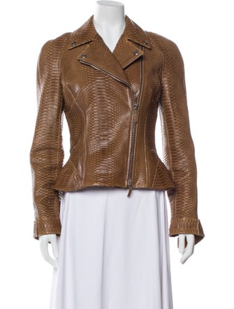 Christian Dior Python Biker Jacket