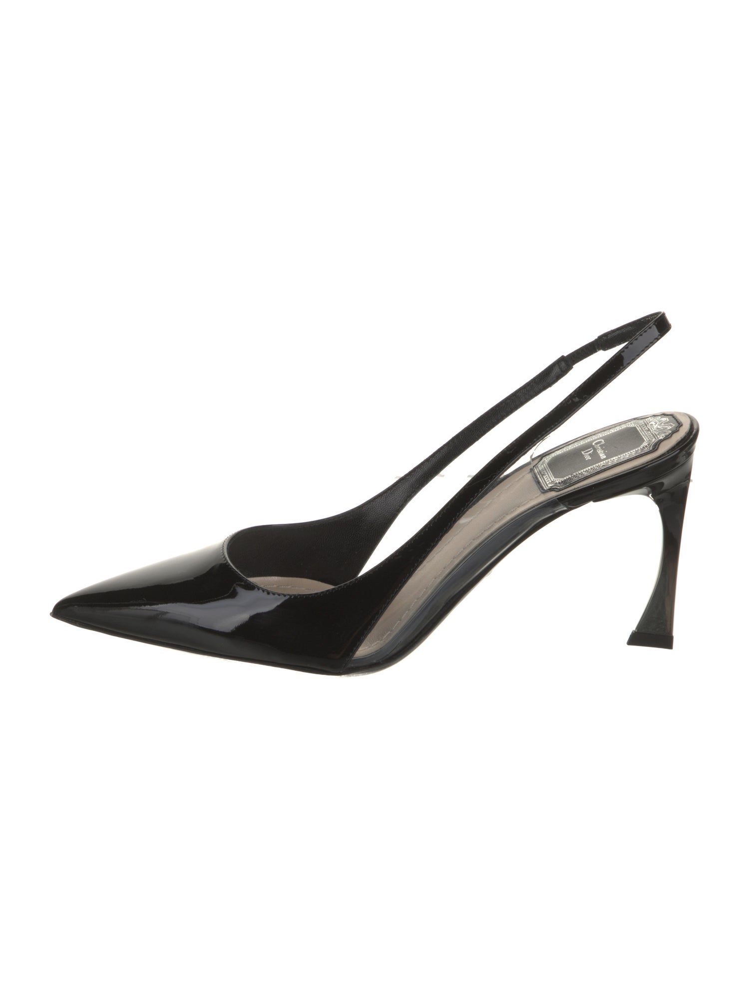 Christian Dior Patent Leather Slingback Pumps
