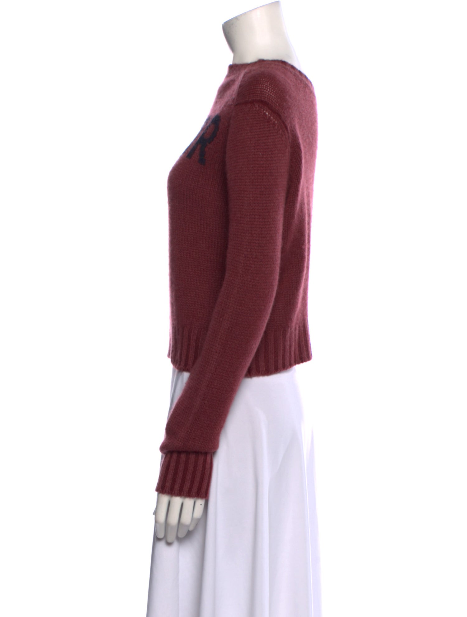 Christian Dior Cashmere Graphic Print Sweater