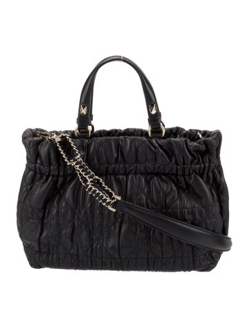 Christian Dior Handle Bags Cannage Top Bag