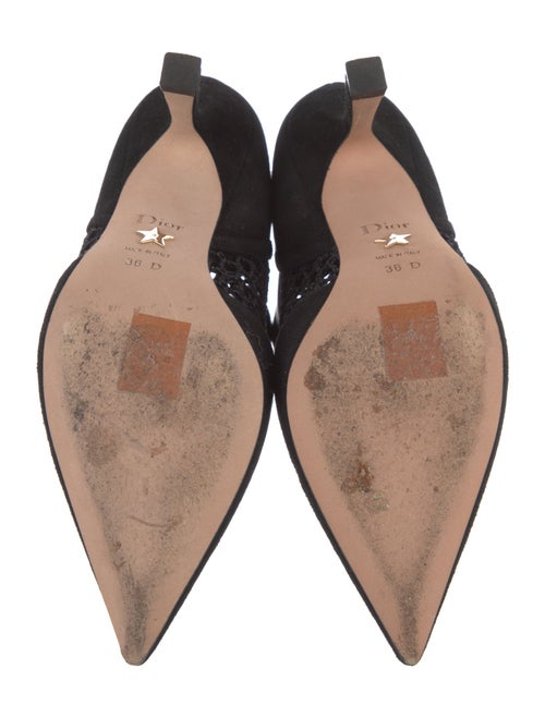 Christian Dior Suede Mesh Accents Pumps