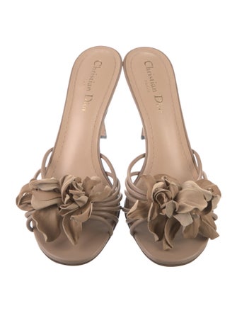 Christian Dior Leather Slides