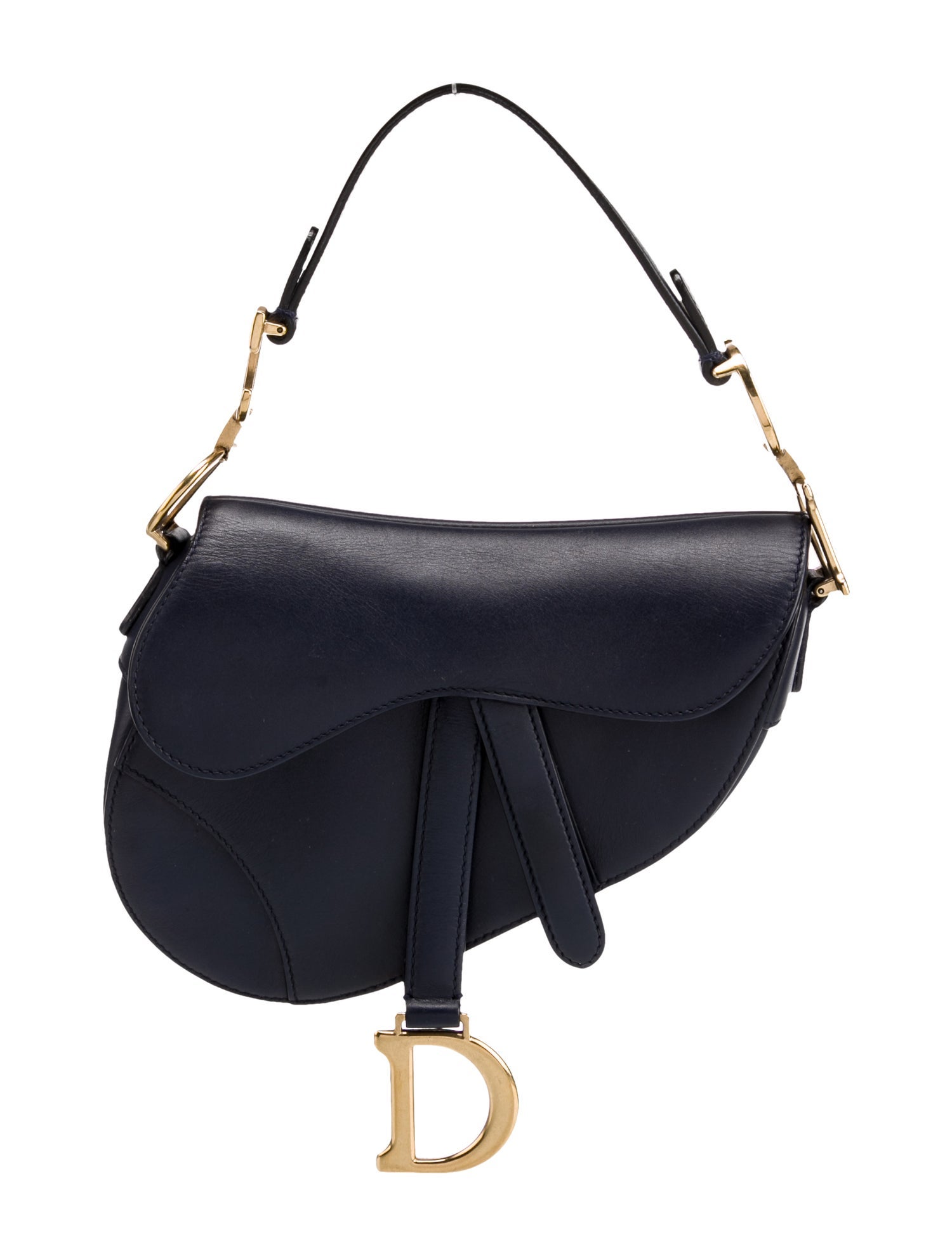 Christian Dior Leather Saddle Mini