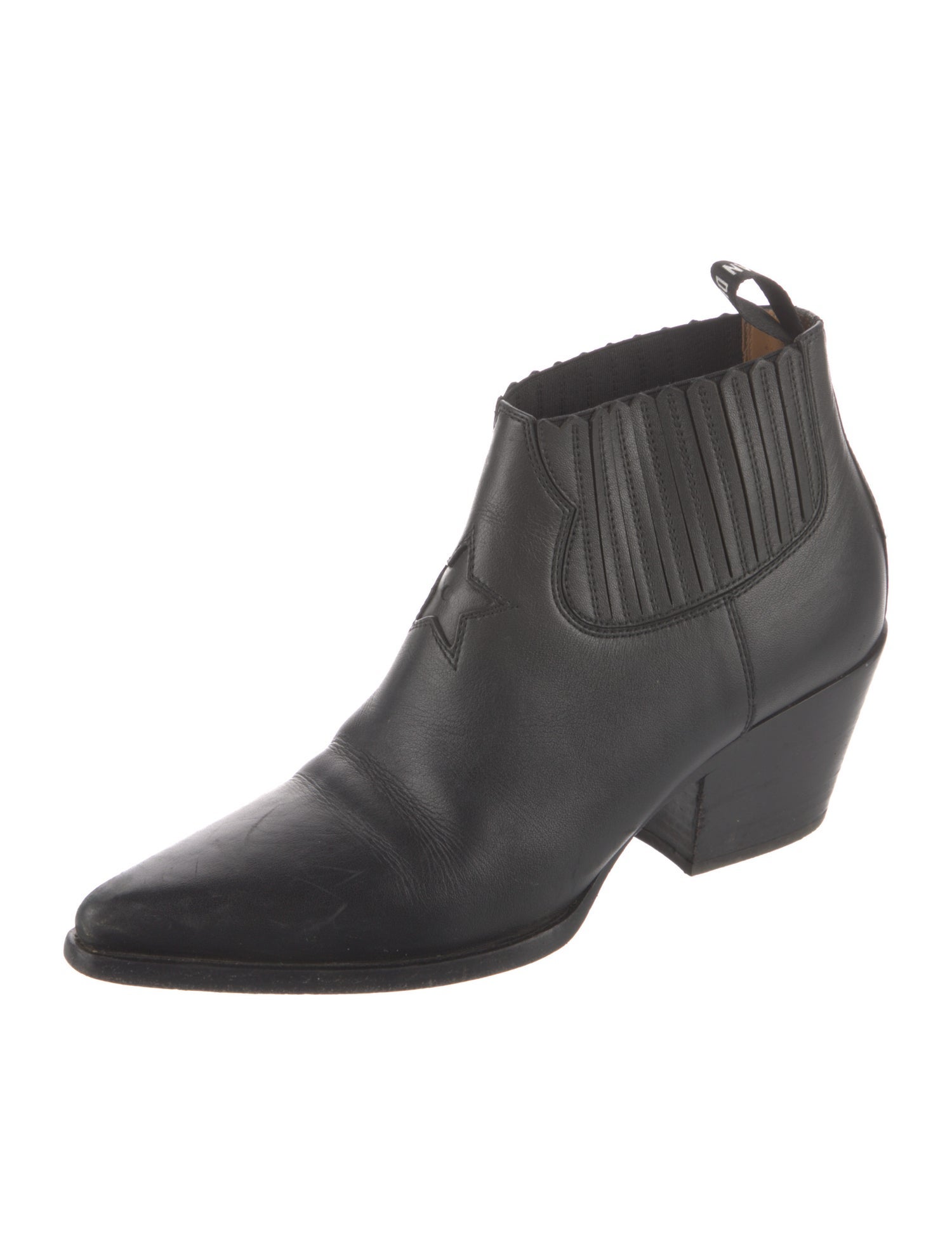 Christian Dior Leather Western Boots