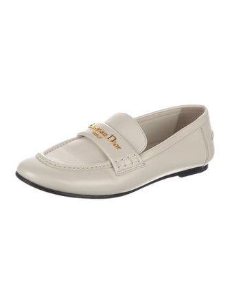 Christian Dior Leather Loafers