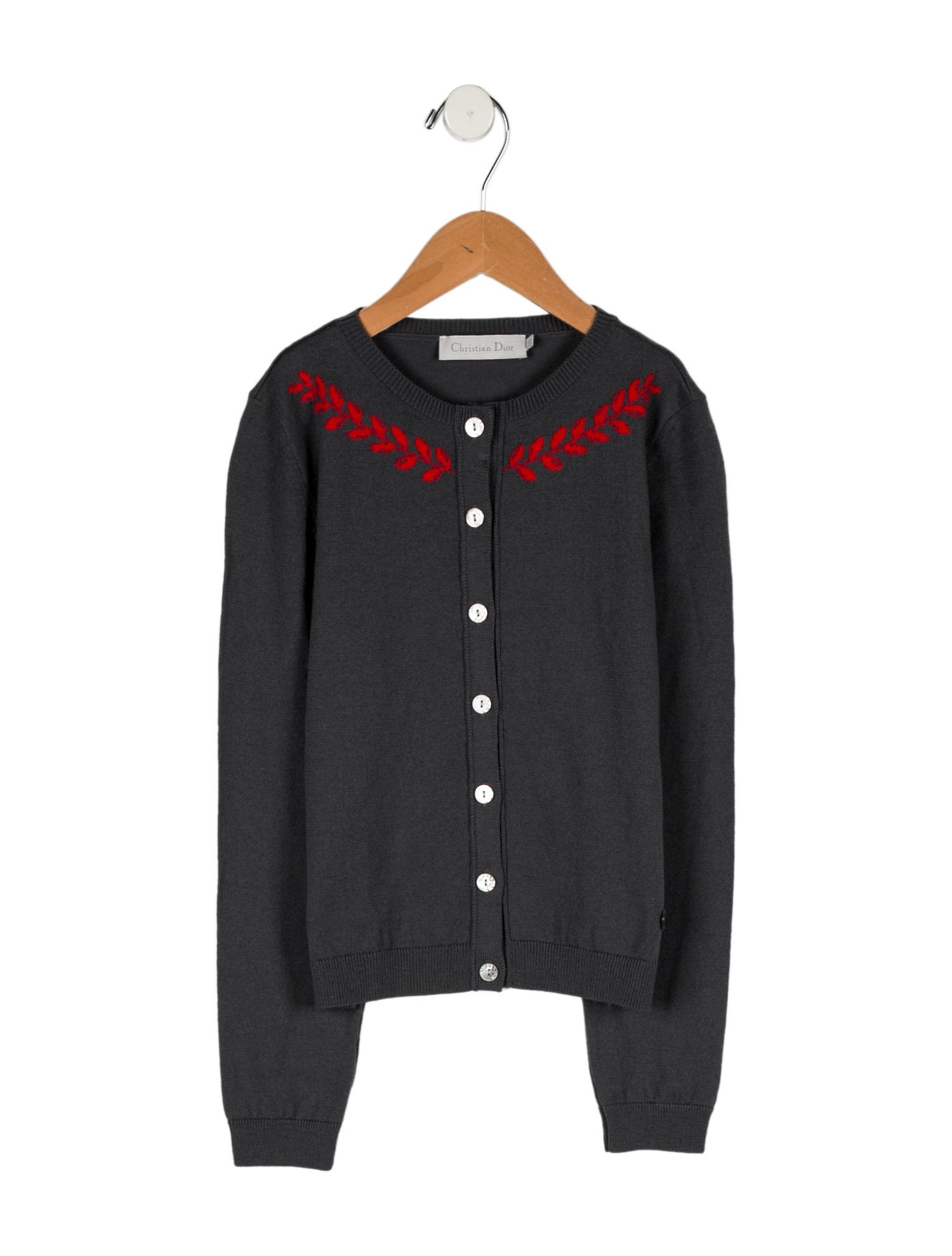 Christian Dior Wool Button Up Sweater
