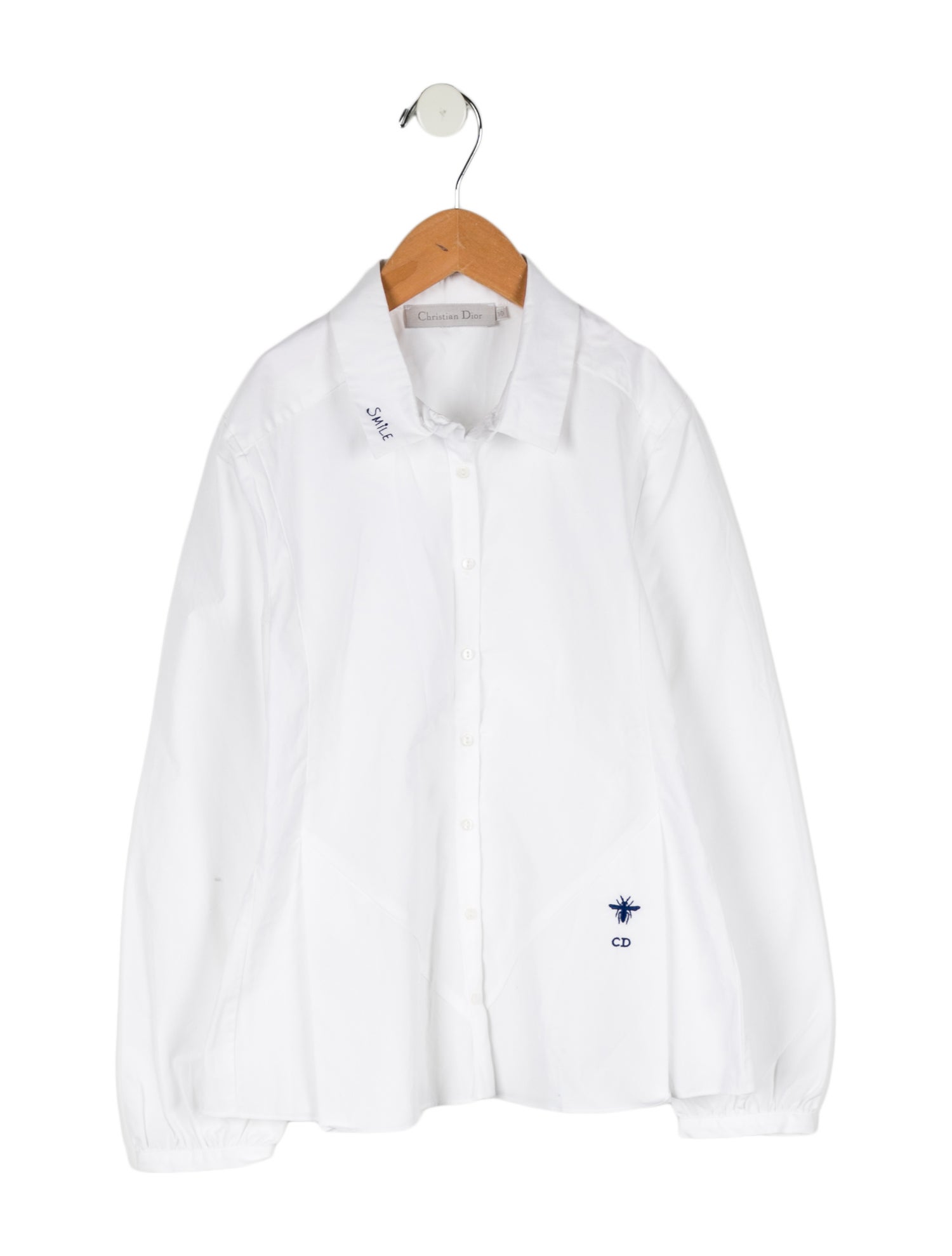 Christian Dior Button Up Woven Top