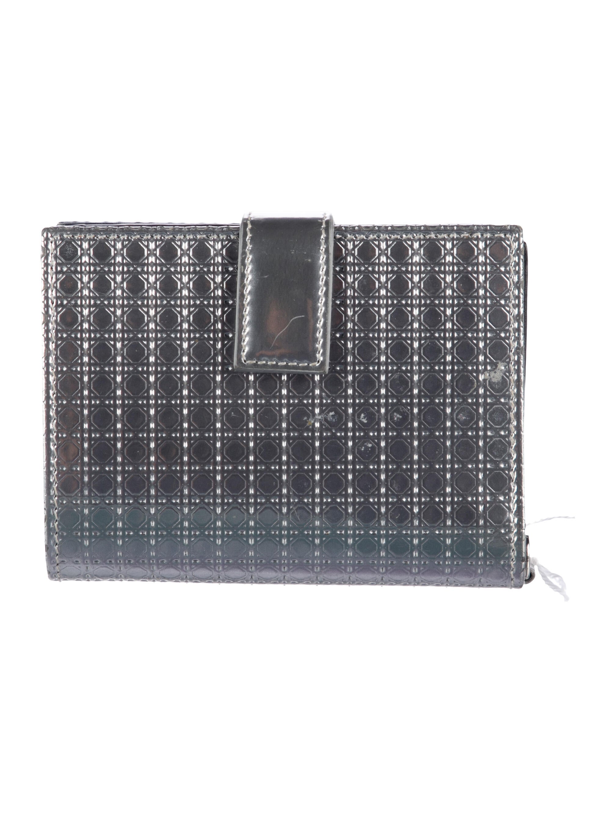 Christian Dior Lady Dior Microcannage Leather Wallet