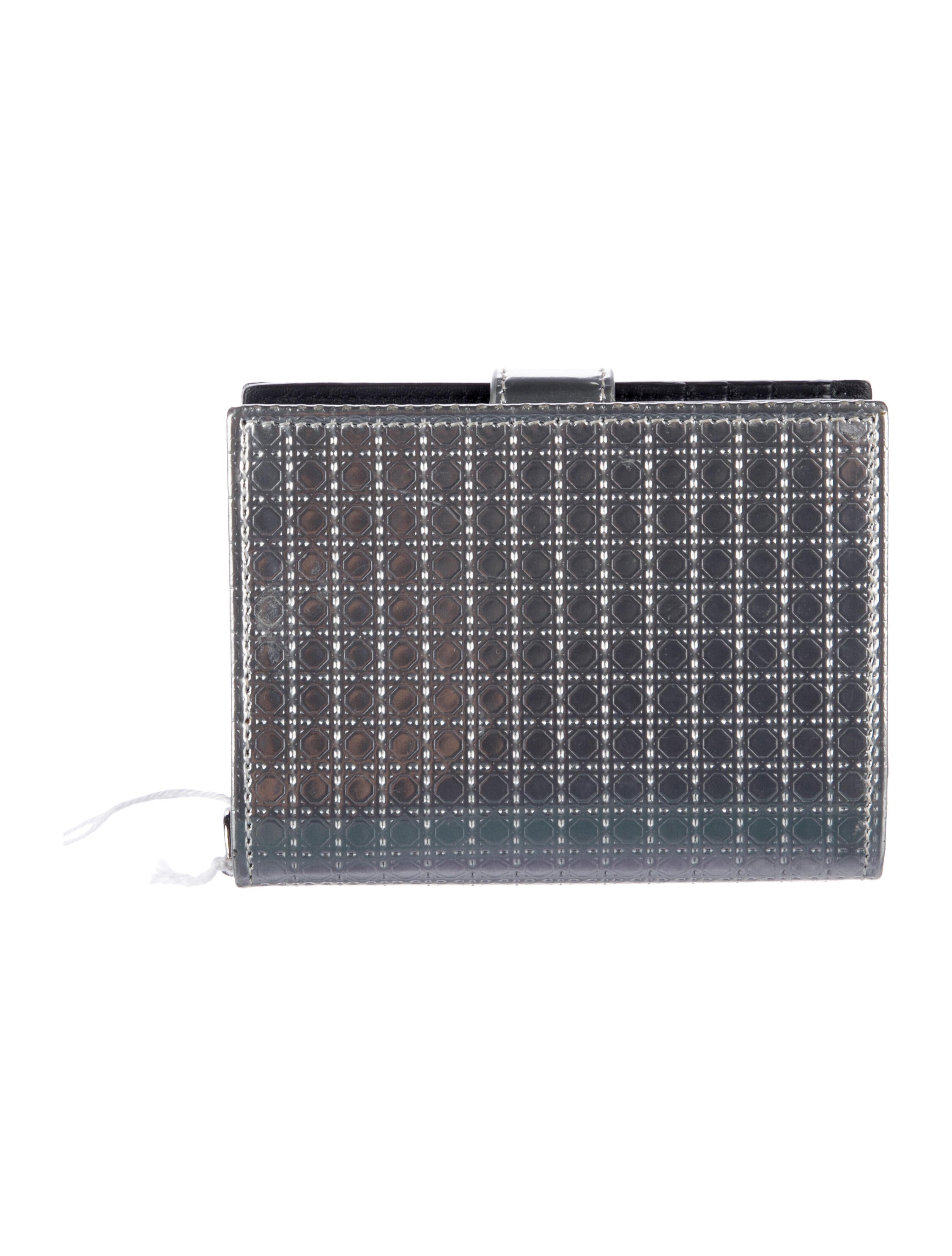 Christian Dior Lady Dior Microcannage Leather Wallet