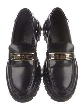 Christian Dior Leather Loafers