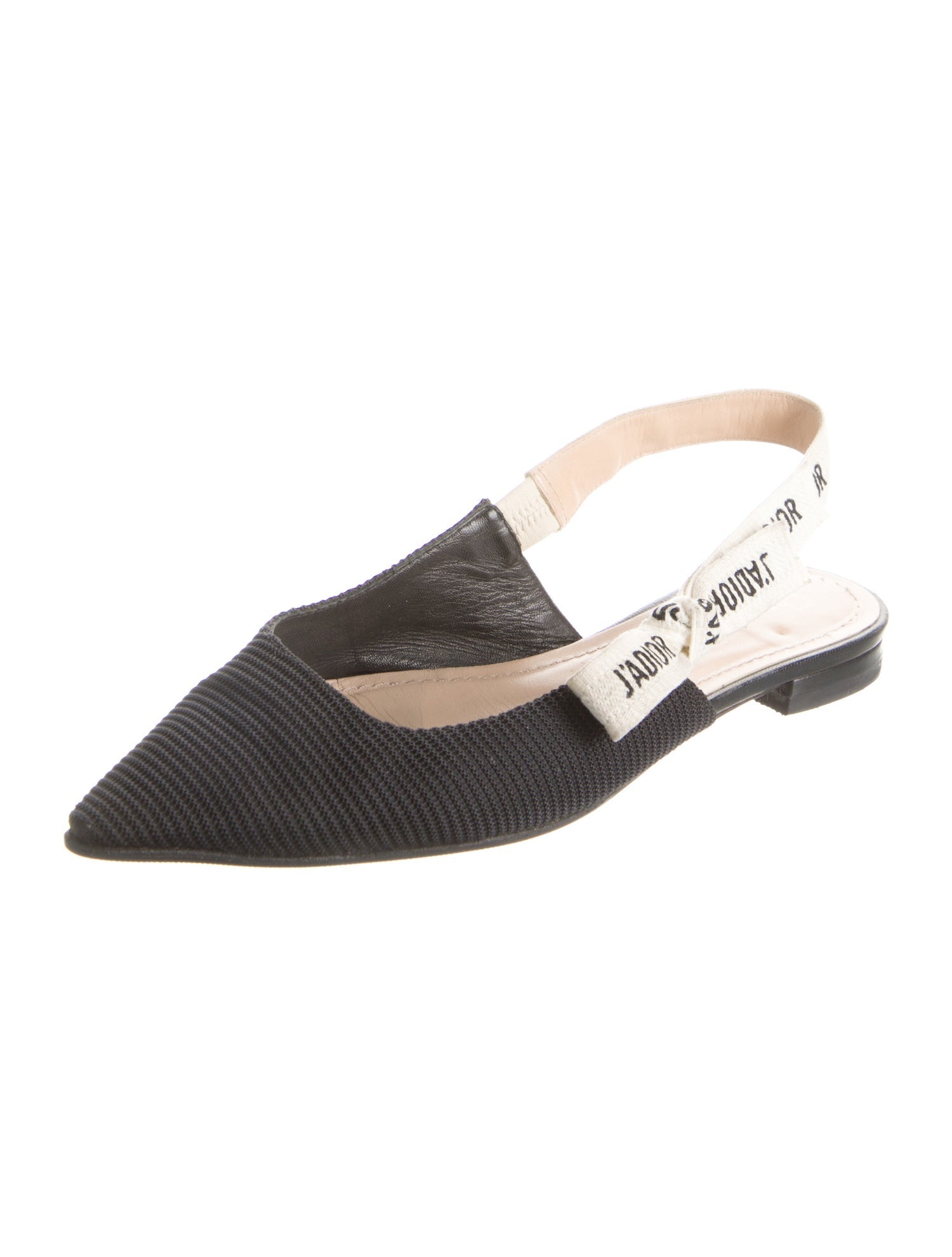 Christian Dior Printed Slingback Flats