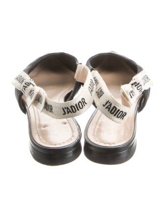 Christian Dior Printed Slingback Flats
