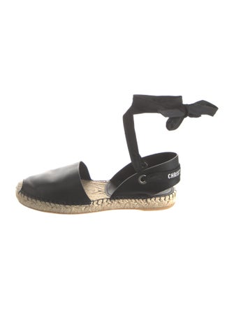 Christian Dior Leather Espadrilles