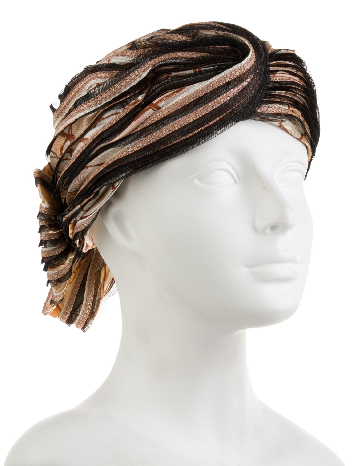 Christian Dior Vintage Pleated Turban