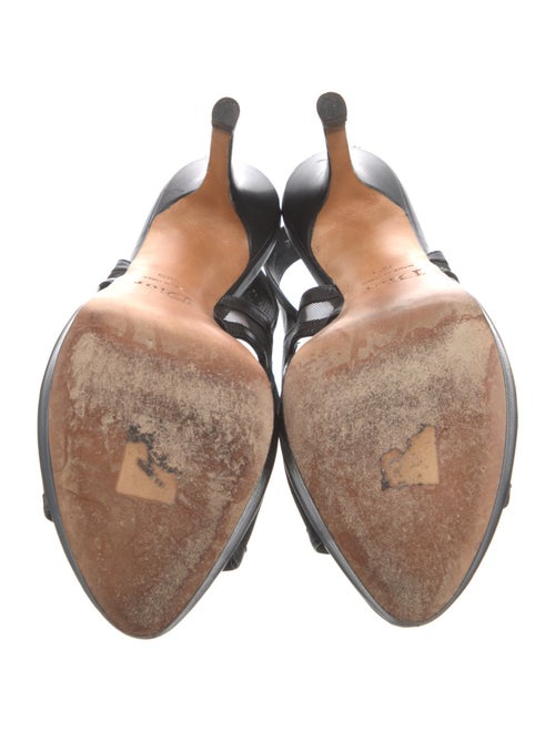 Christian Dior Mesh Mesh Accents Slingback Sandals