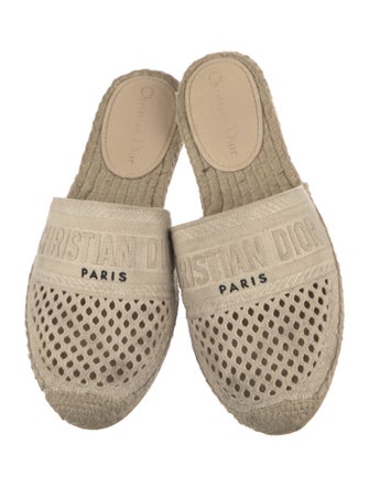 Christian Dior Canvas Espadrilles