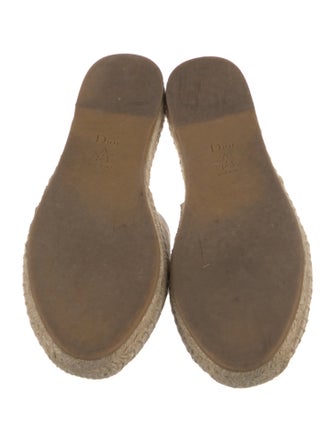 Christian Dior Canvas Espadrilles