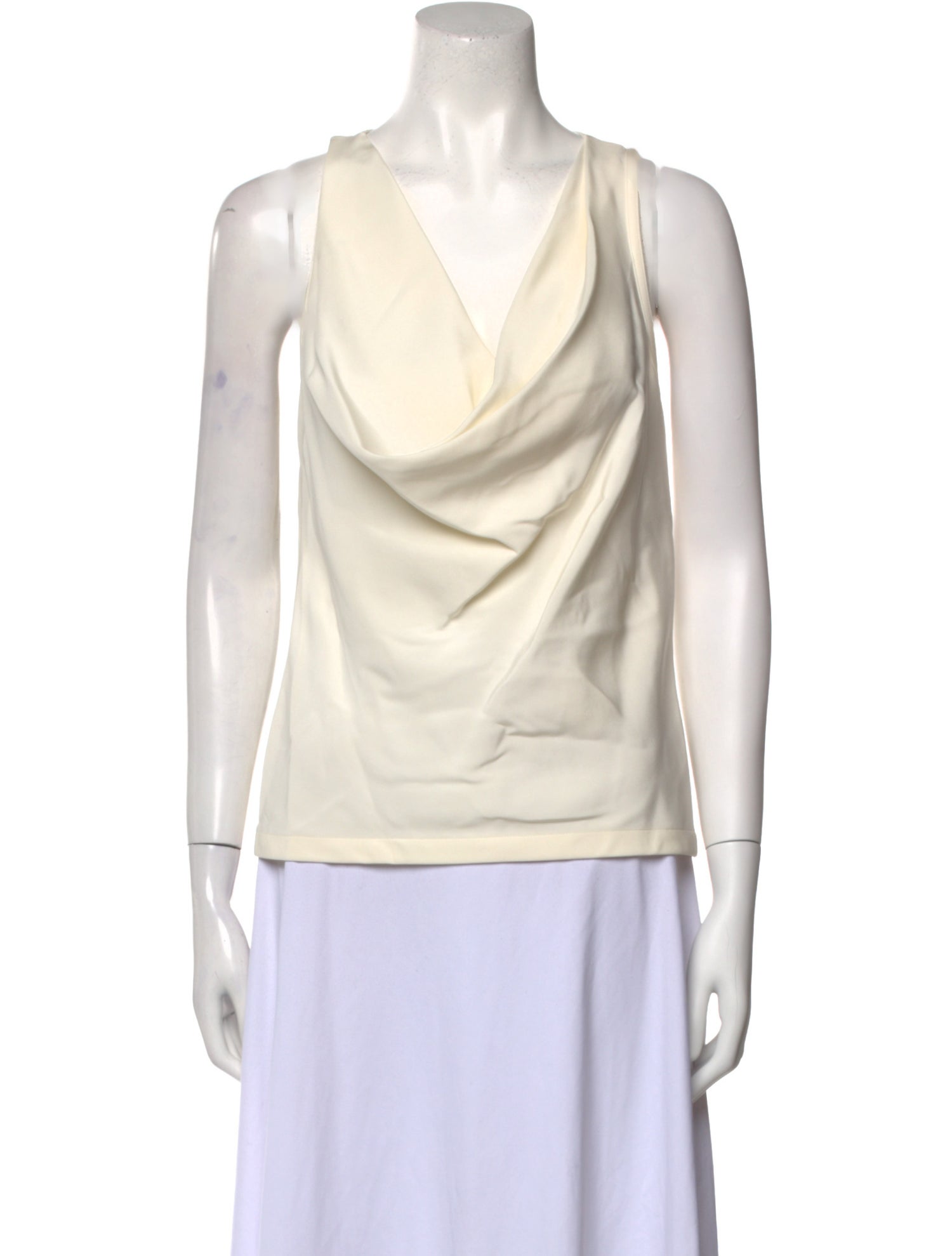 Christian Dior Silk Cowl Neck Top