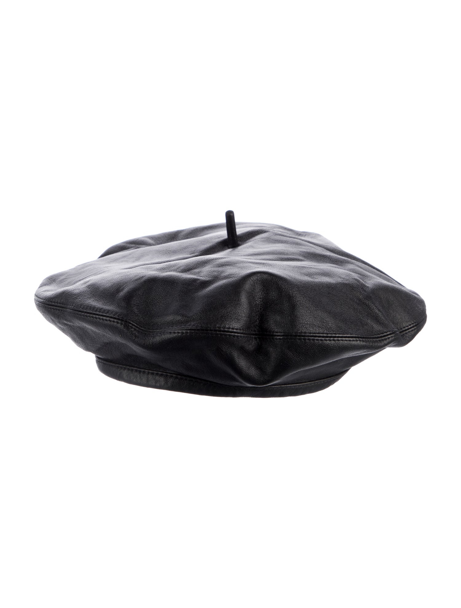 Christian Dior Leather Beret Hat