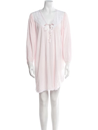Christian Dior Vintage Lace Trim Embellishment Nightgown
