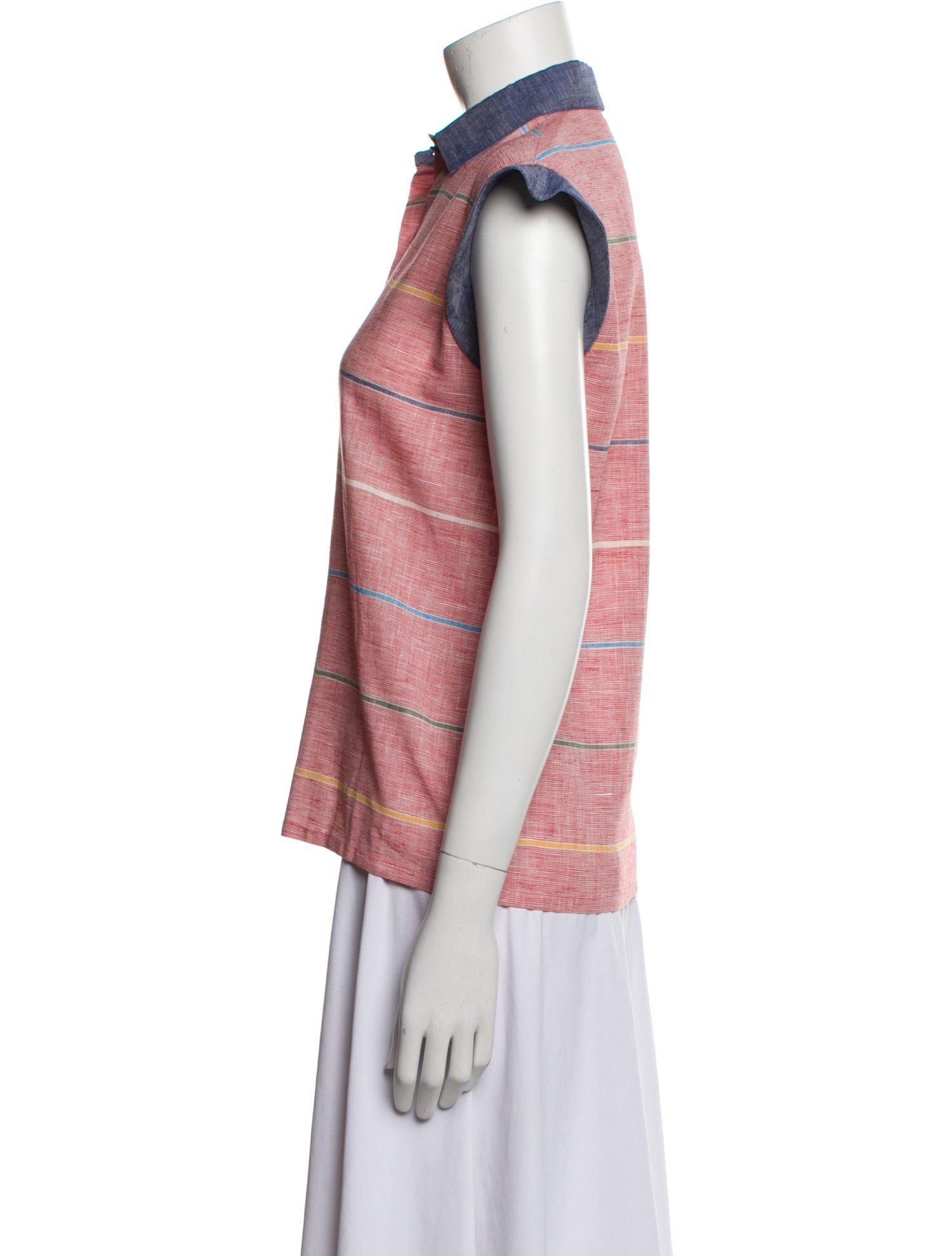 Christian Dior Vintage Late 1980's - Early 1990's Button-Up Top