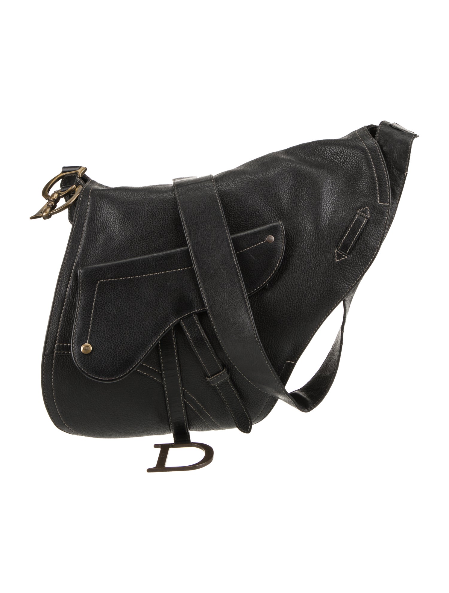 Christian Dior Leather Saddle