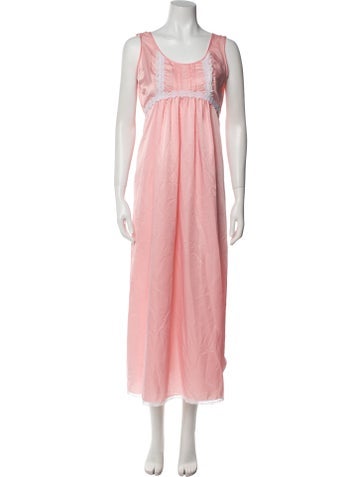 Christian Dior Loungewear Pleated Accents Nightgown M