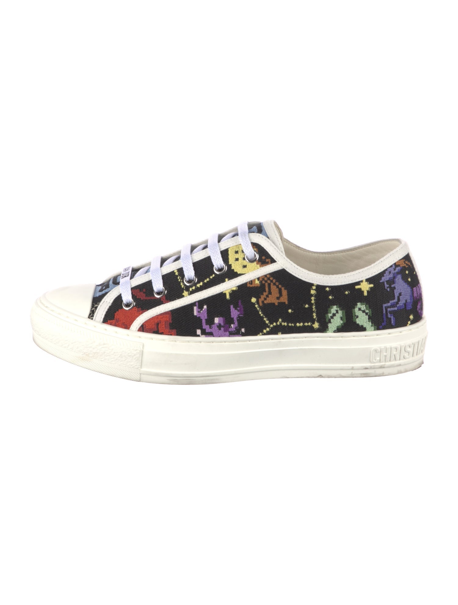 Christian Dior Canvas Printed Sneakers