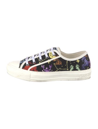 Christian Dior Canvas Printed Sneakers