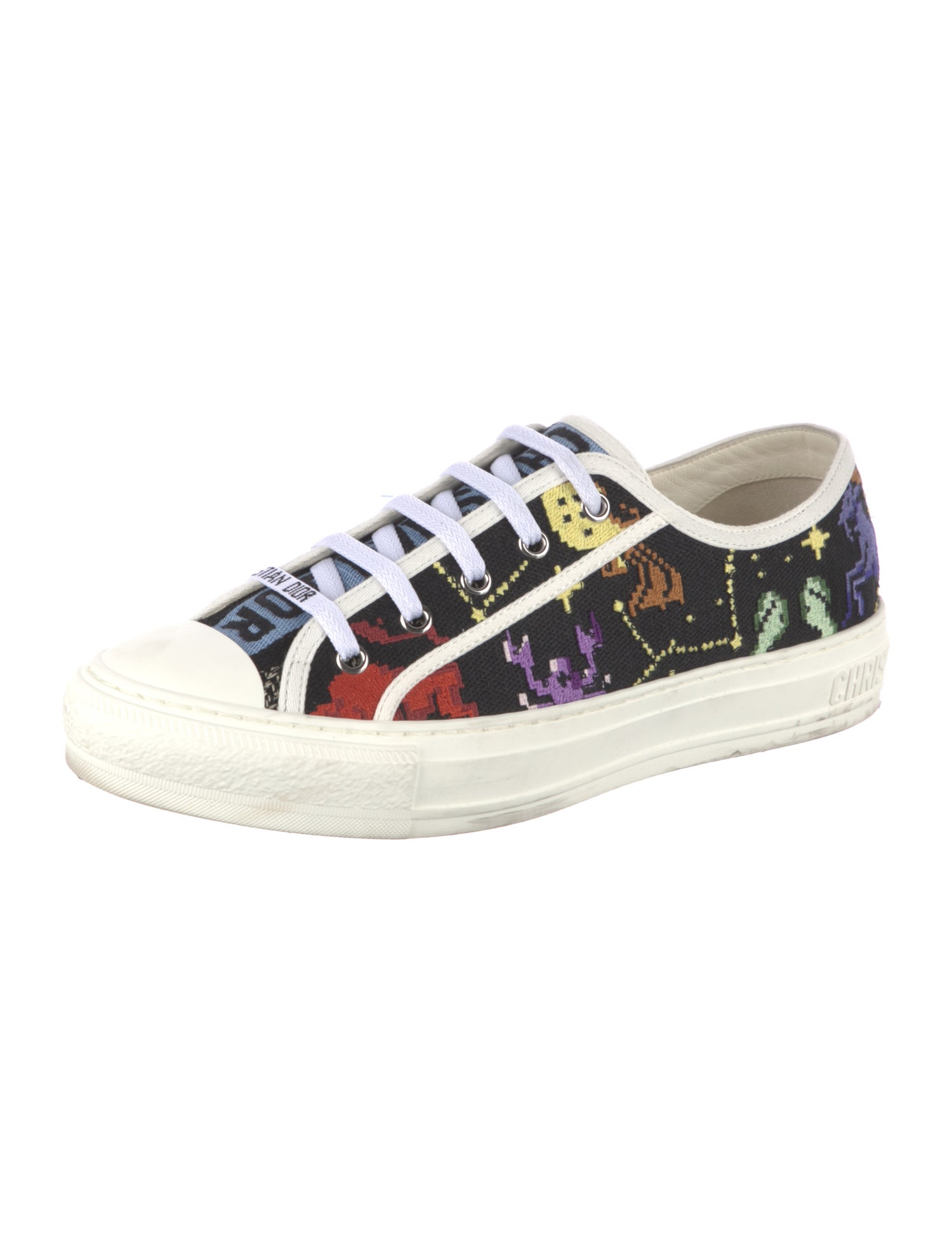 Christian Dior Canvas Printed Sneakers