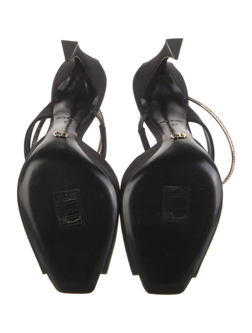 Christian Dior Patent Leather Cutout Accent Sandals