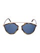 Christian Dior Round Tinted Sunglasses