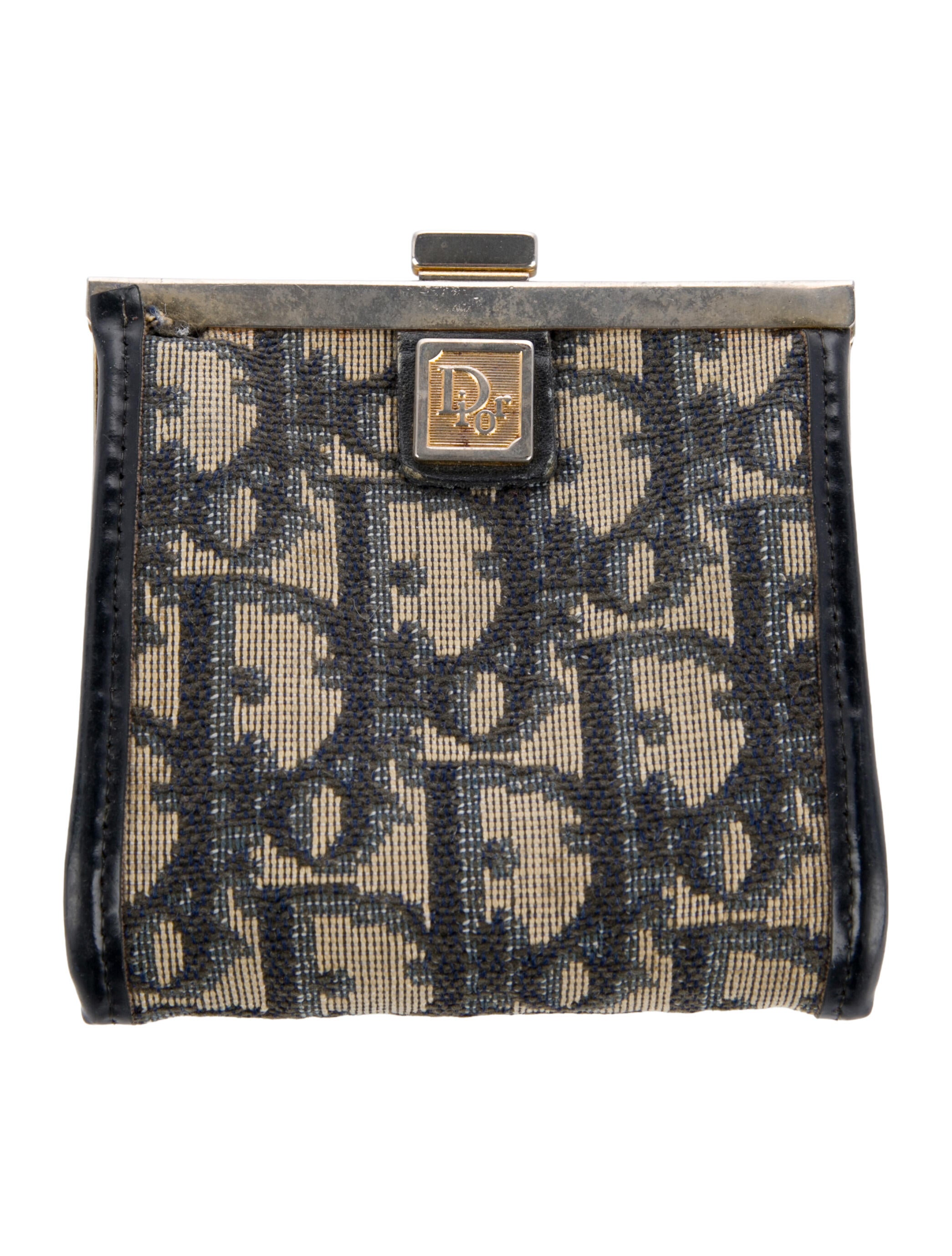 Christian Dior Vintage Diorissimo Pattern Wallet