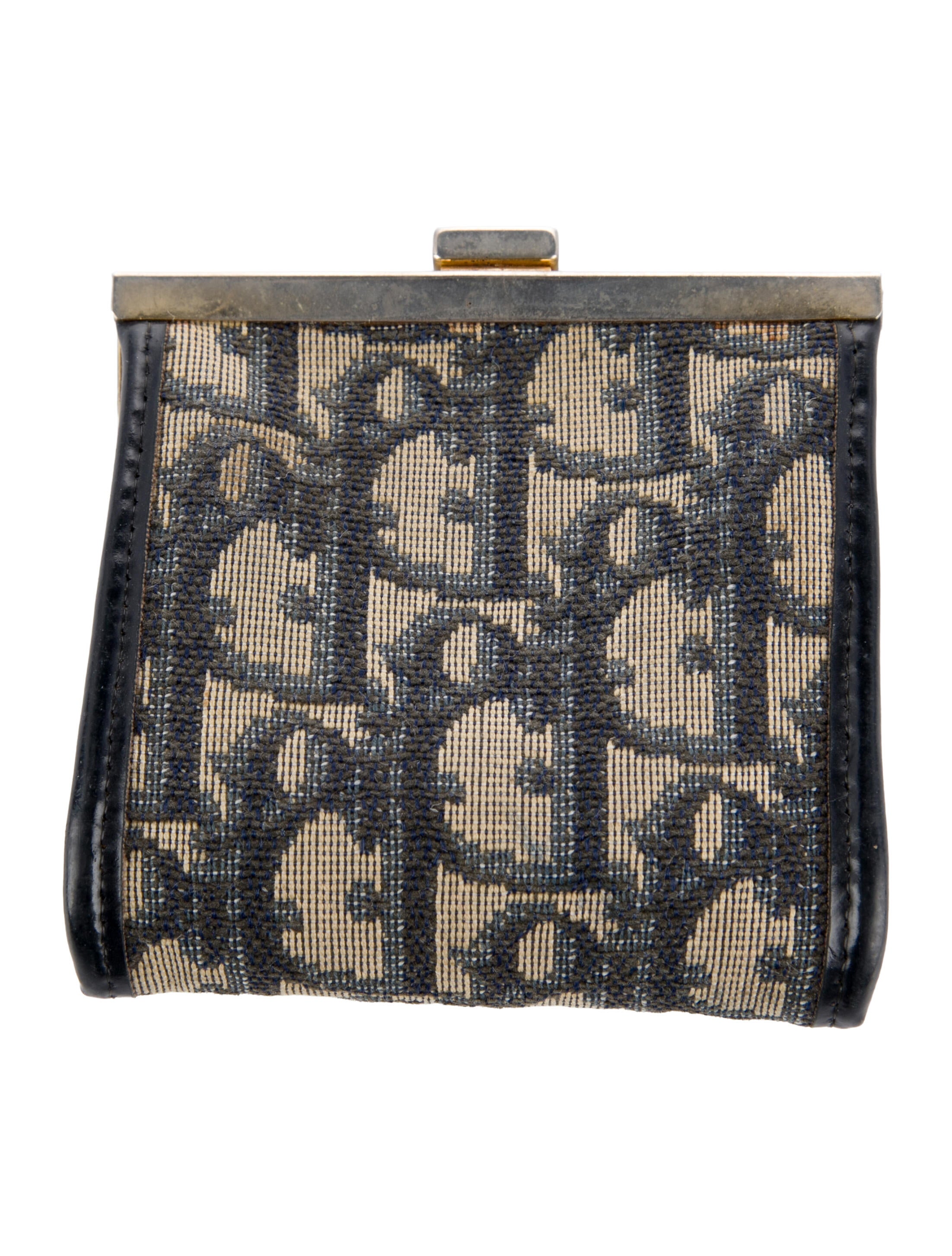 Christian Dior Vintage Diorissimo Pattern Wallet