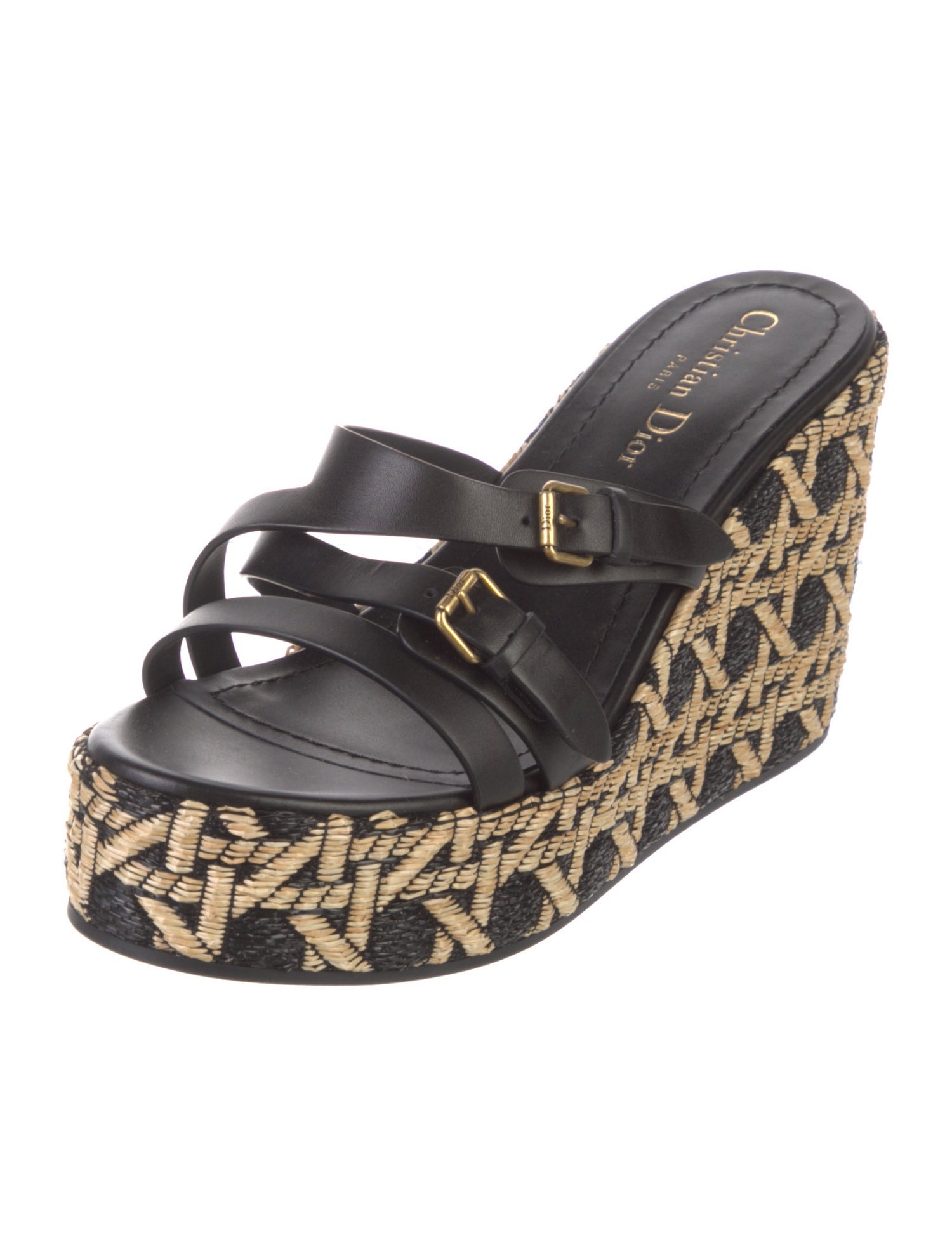 Christian Dior Jute Slides