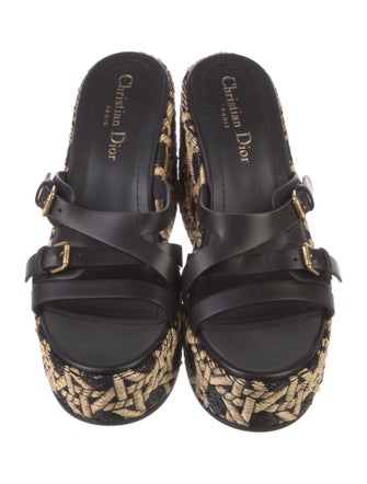 Christian Dior Jute Slides