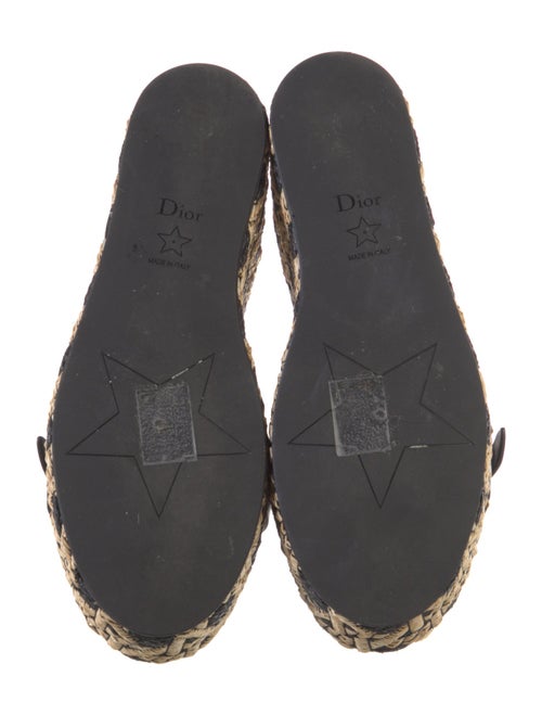 Christian Dior Jute Slides