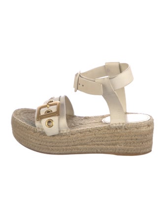 Christian Dior Leather Studded Accents Espadrilles