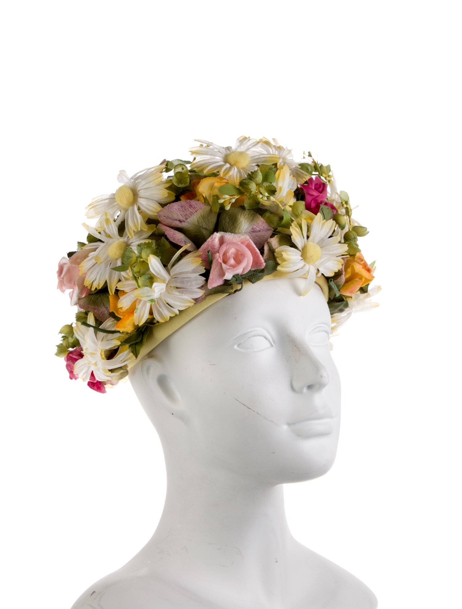 Christian Dior Flower Embellished Hat