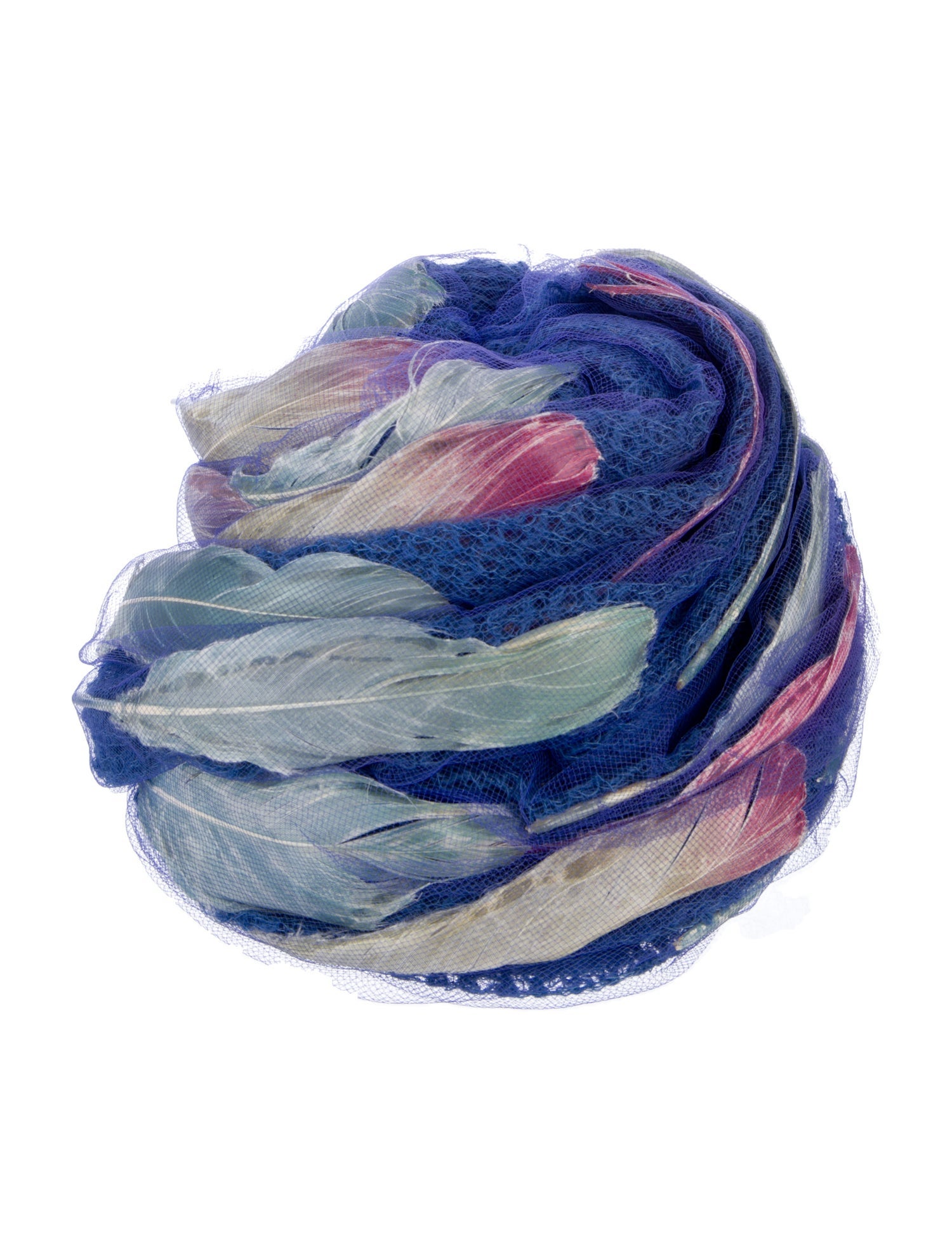 Christian Dior blue multicolored Mesh Hat