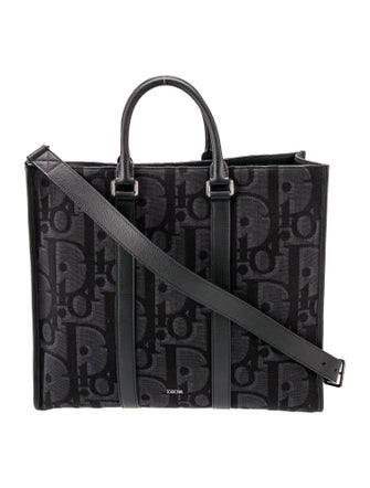 Christian Dior Oblique Jacquard East-West Tote Bag