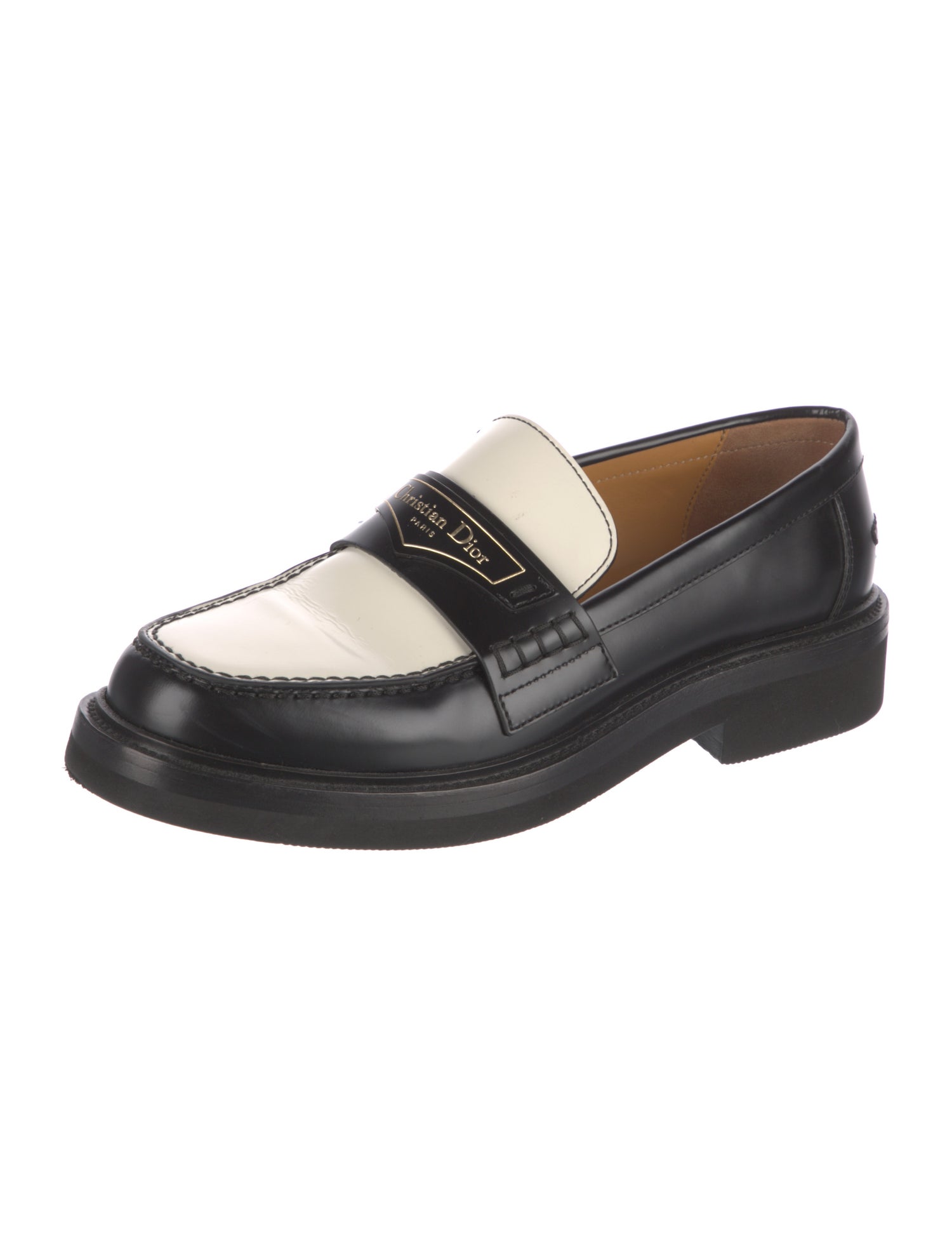 Christian Dior Leather Loafers