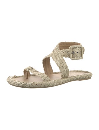 Christian Dior Raffia Patterned Espadrilles