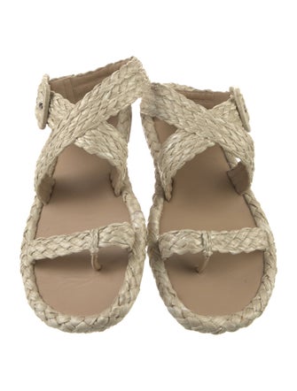 Christian Dior Raffia Patterned Espadrilles