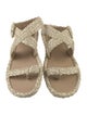Christian Dior Raffia Patterned Espadrilles