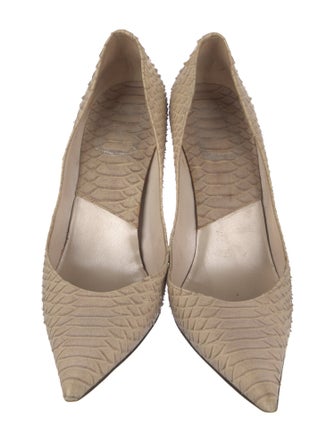 Christian Dior Python Animal Print Pumps
