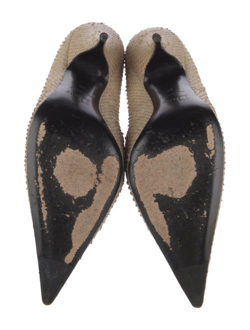 Christian Dior Python Animal Print Pumps