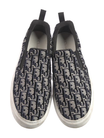 Christian Dior Oblique Jacquard Velvet Espadrilles
