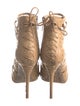 Christian Dior Leather Lace-Up Boots