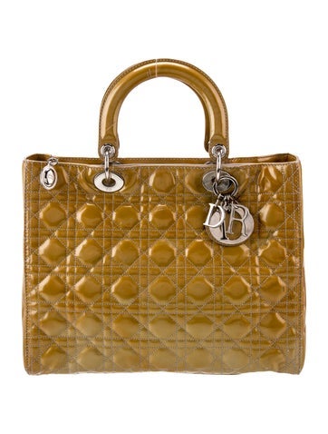 Christian Dior Totes Cannage Lady Vintage
